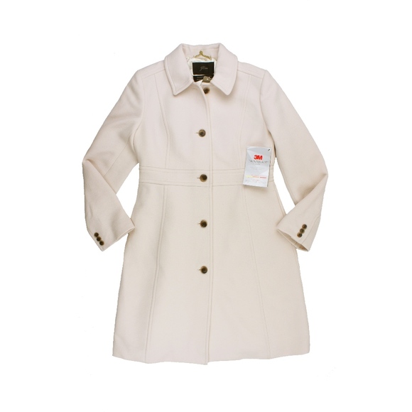New JCREW Classic Lady Day Coat Double-Cloth Wool - Picture 2 of 4